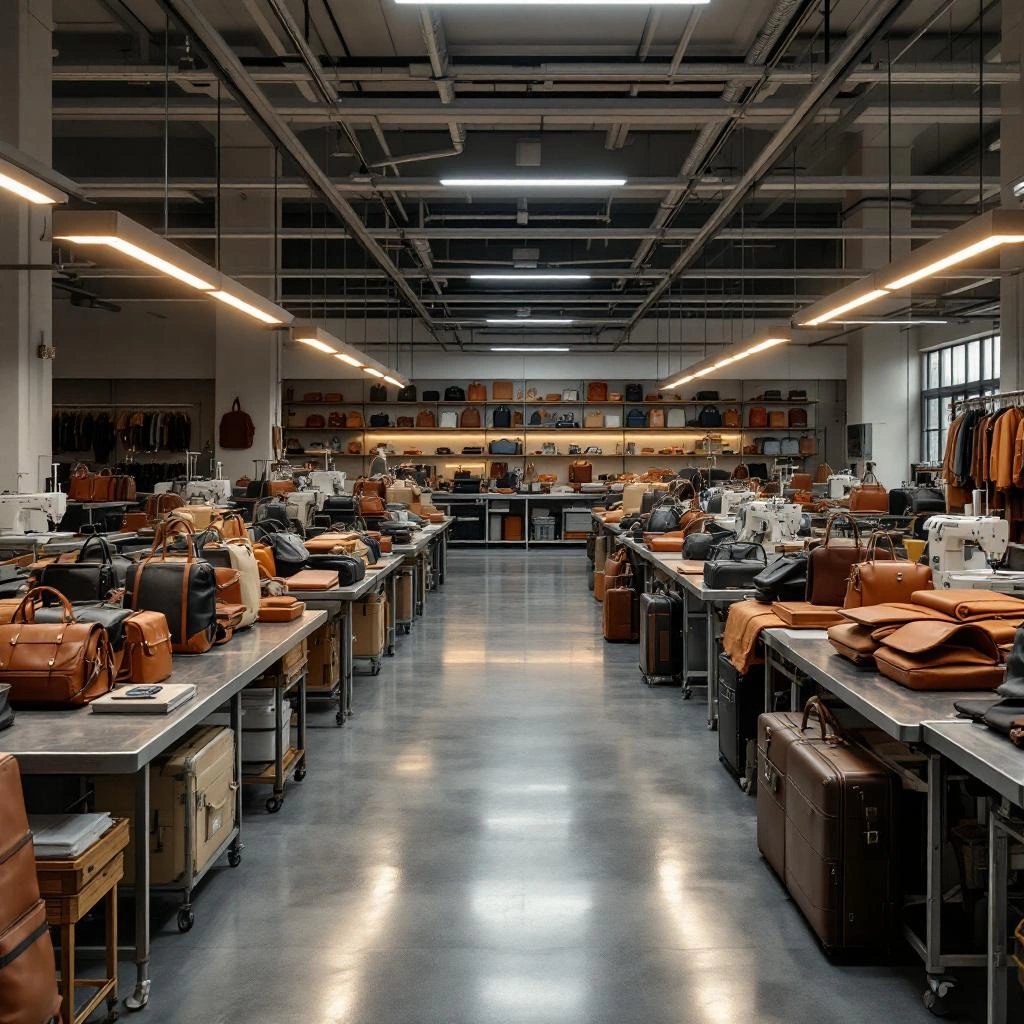 Bags and leather goods factory in Guangzhou — China direct sourcing for Irish fashion and retail