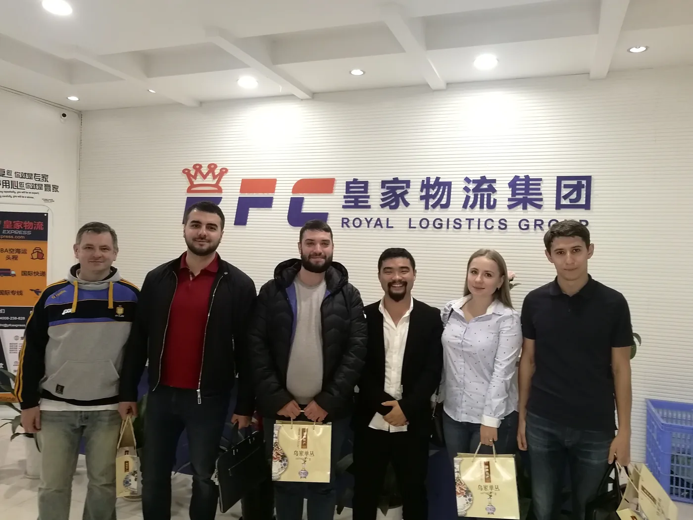 Eastern European clients at our Royal Logistics facility in Shenzhen