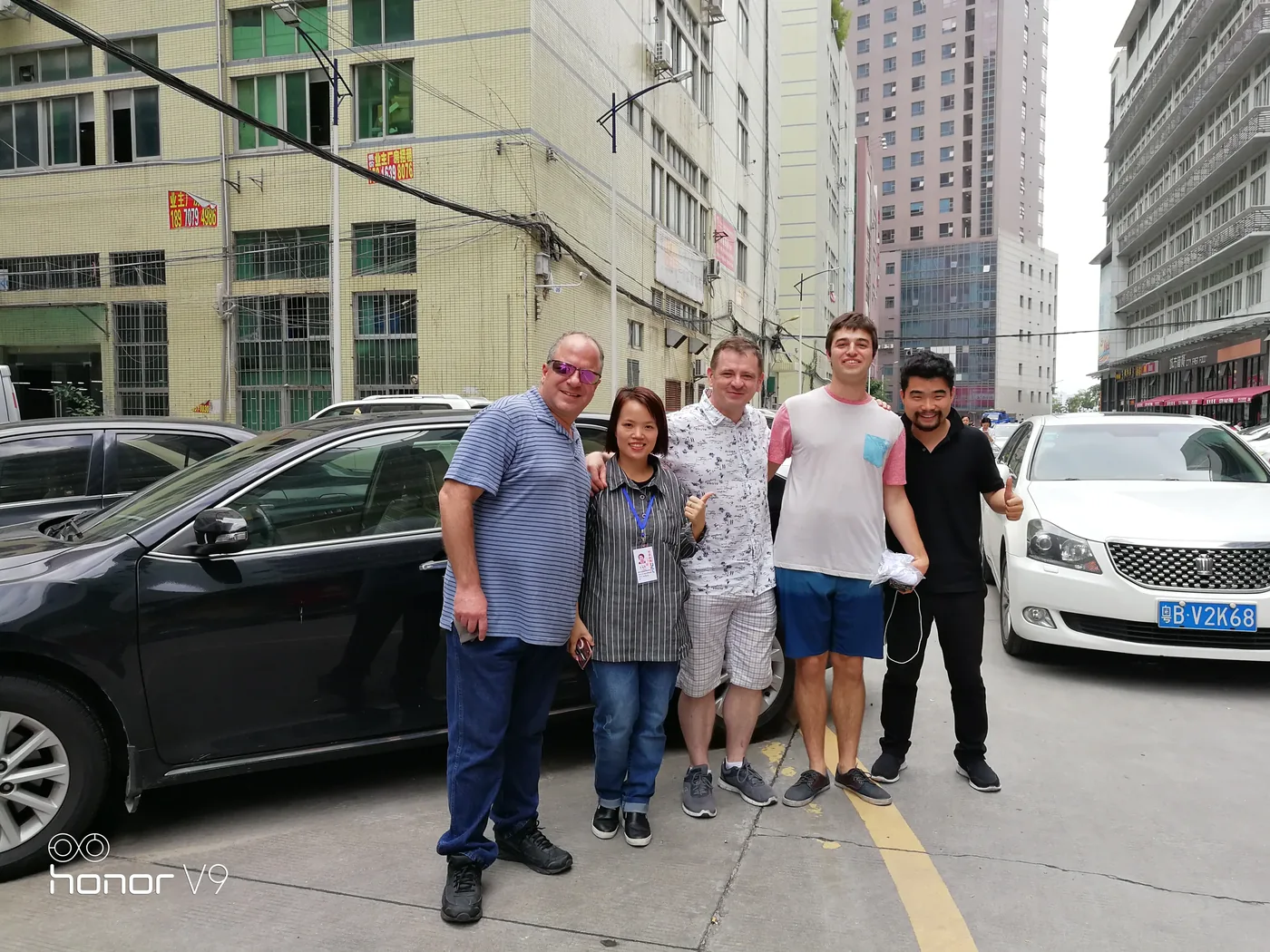 Client visit from Sunnycoco Clothing USA — sourcing trip to China with our team