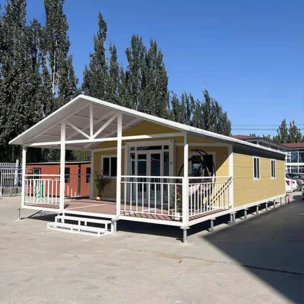 30ft expandable container home exterior — mid-size modular unit for Irish back garden or holiday let