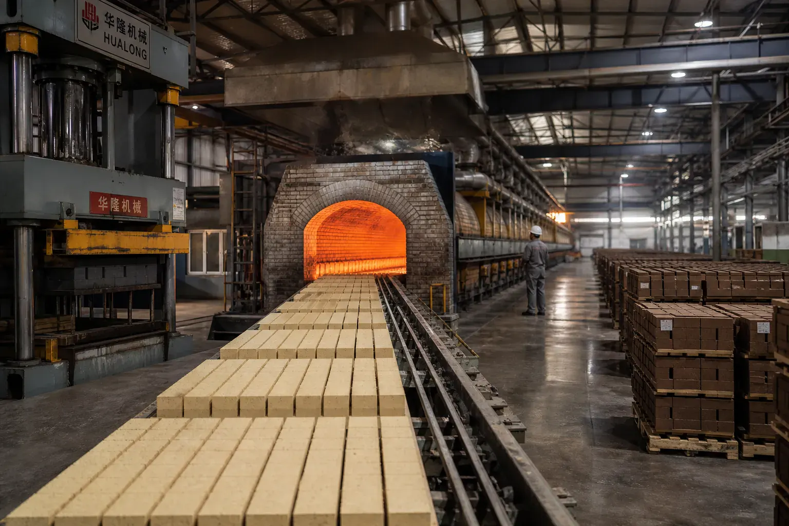 Refractory brick tunnel kiln production line — Xinmi Henan, China's "Capital of Refractory"